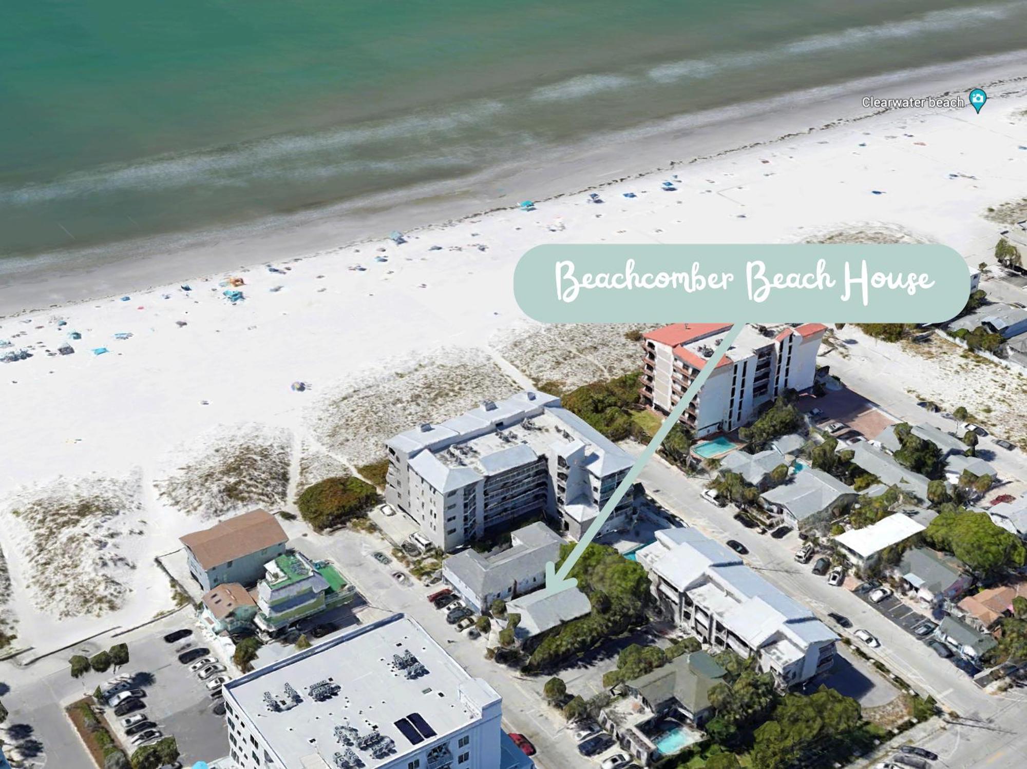 Beachcomber Beach House - Steps To The Sands クリアウォーター・ビーチ エクステリア 写真